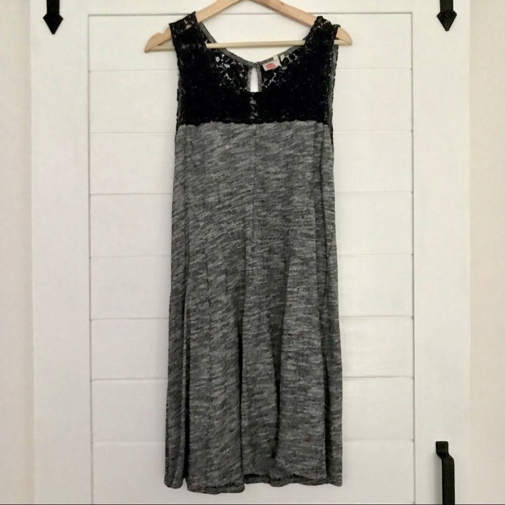 Anthropologie Lace and Jersey Dress